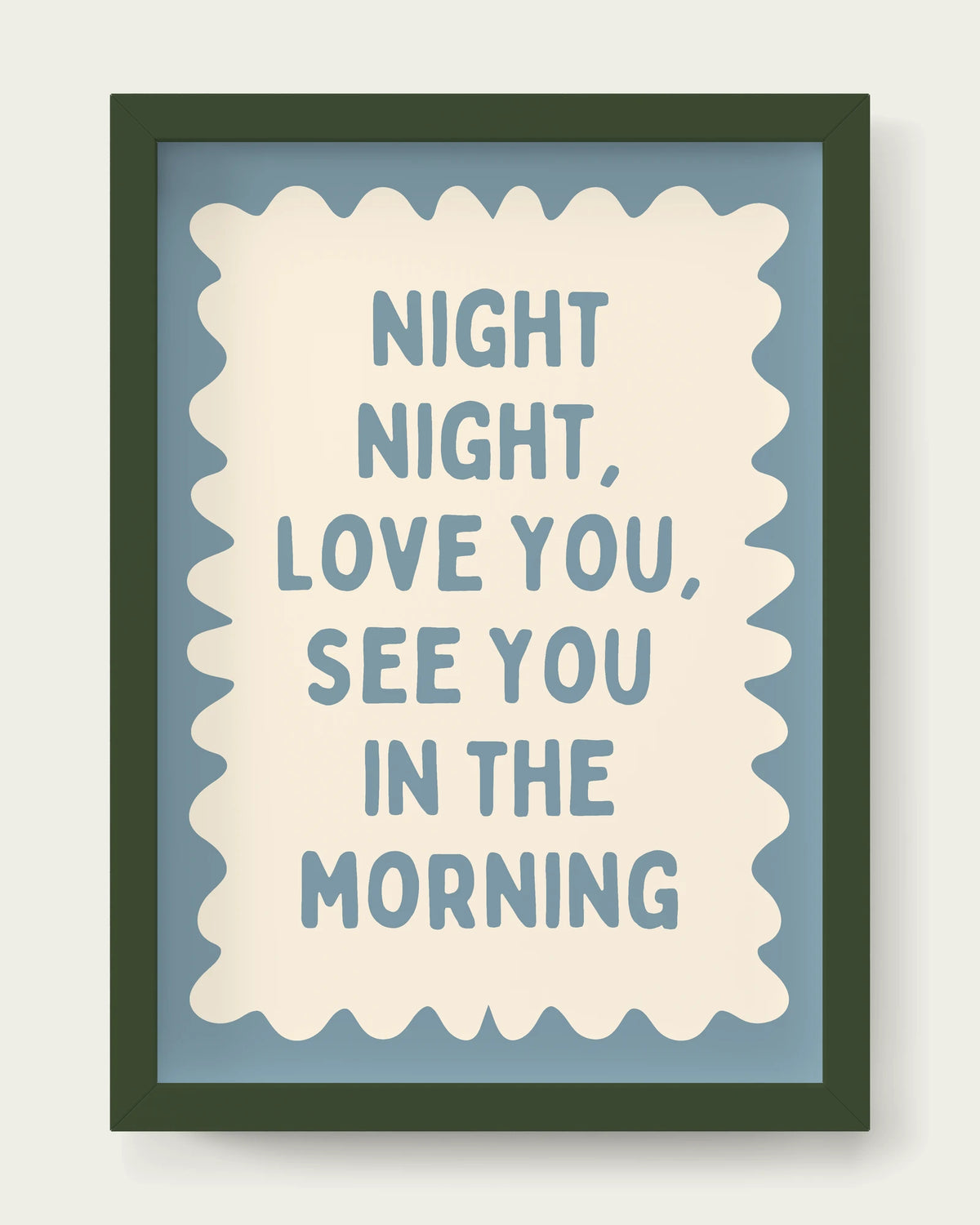 Dusty-Blue/Dark Green