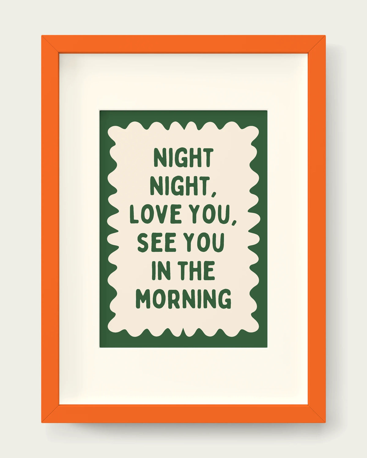 Hunter-Green/Orange+mount