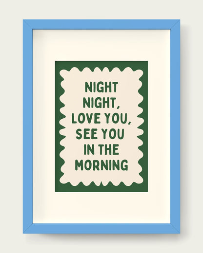 Hunter-Green/Sky Blue+mount