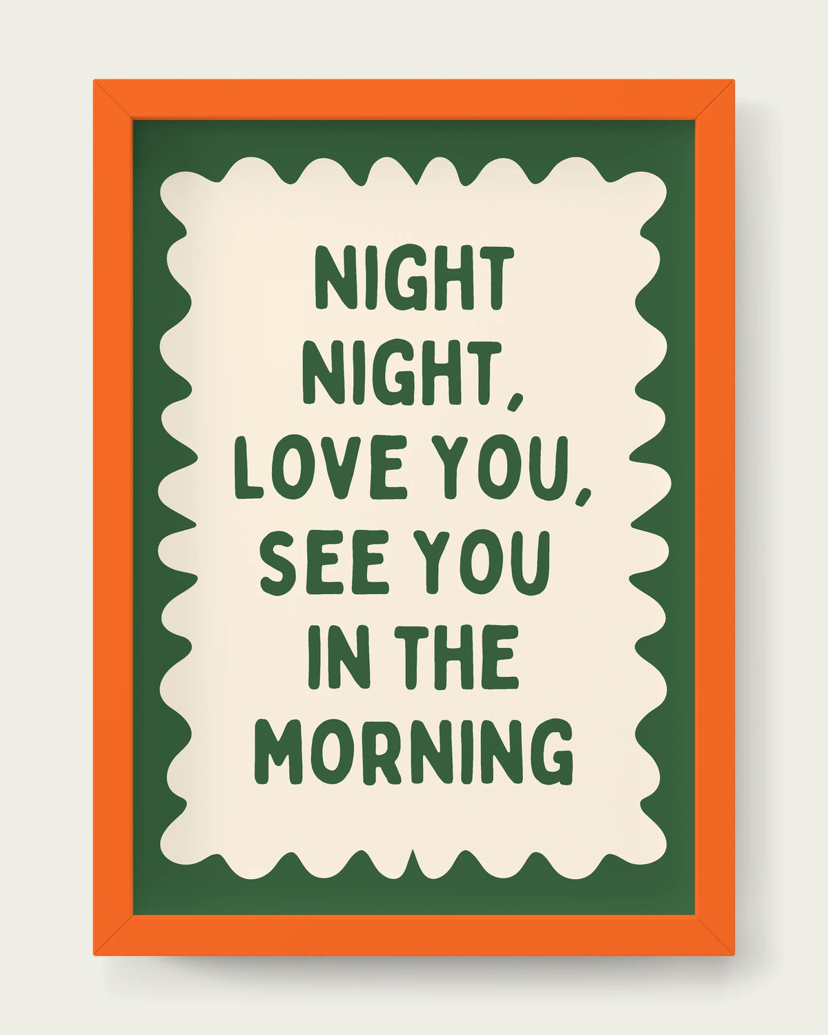 Hunter-Green/Orange