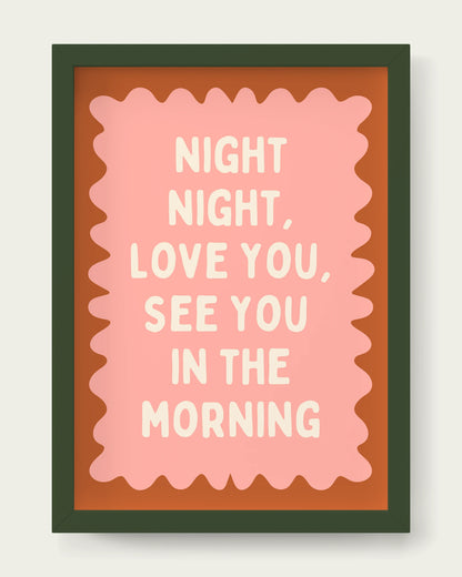 Peach-&-Rust/Dark Green