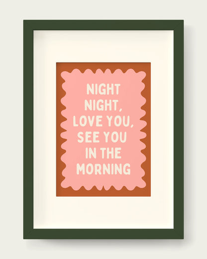 Peach-&-Rust/Dark Green+mount