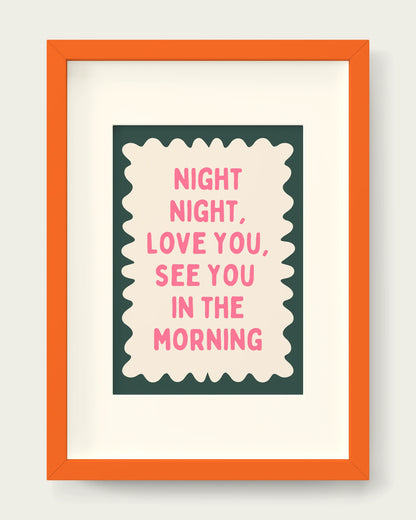 Watermelon-&-Forest-Green/Orange+mount