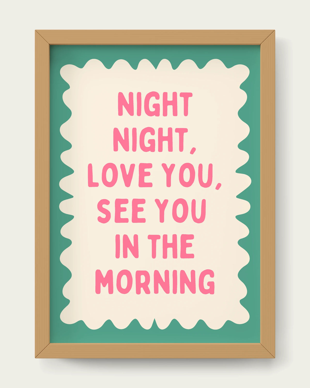 Watermelon-&-Vivid-Teal/Oak