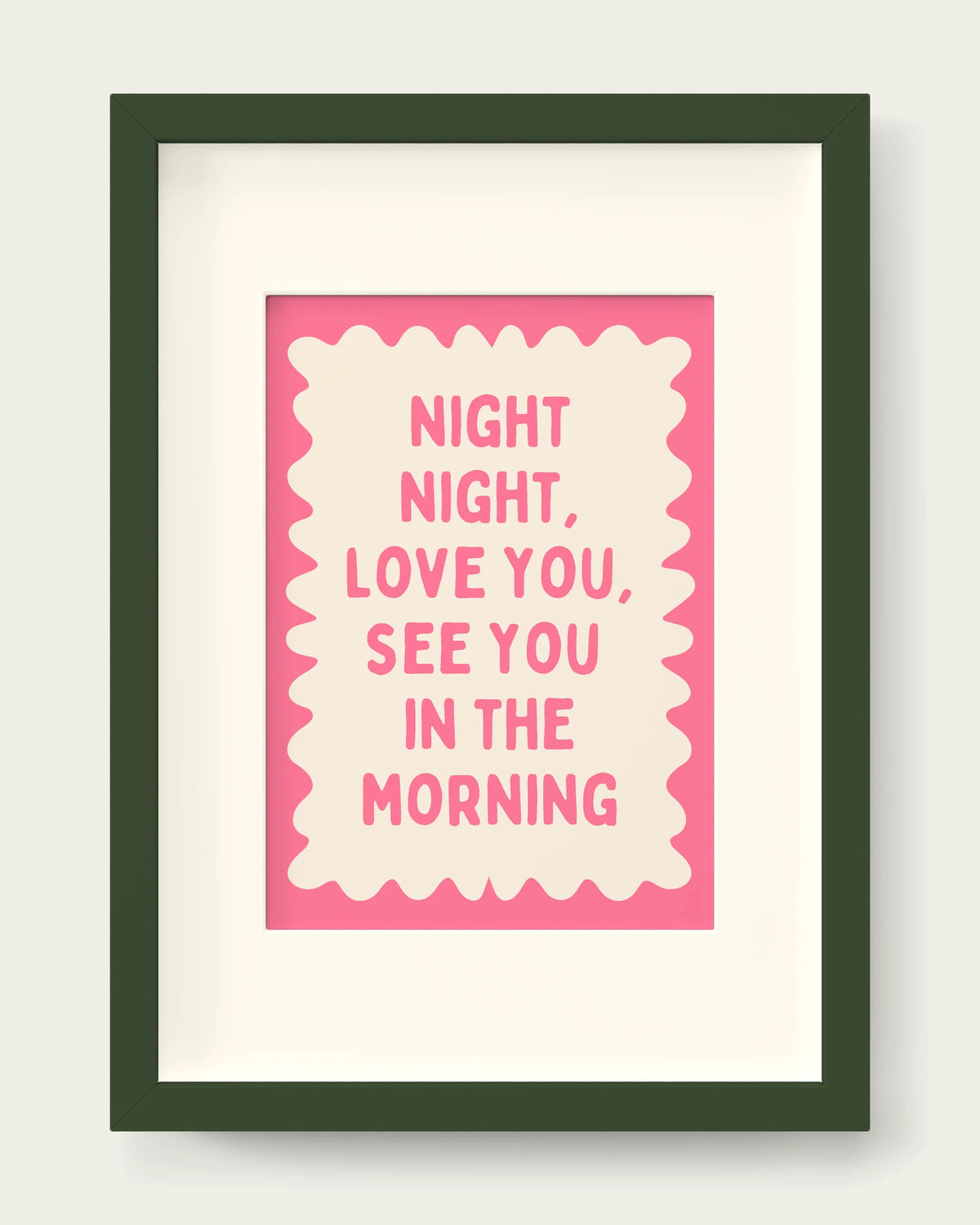 Watermelon/Dark Green+mount