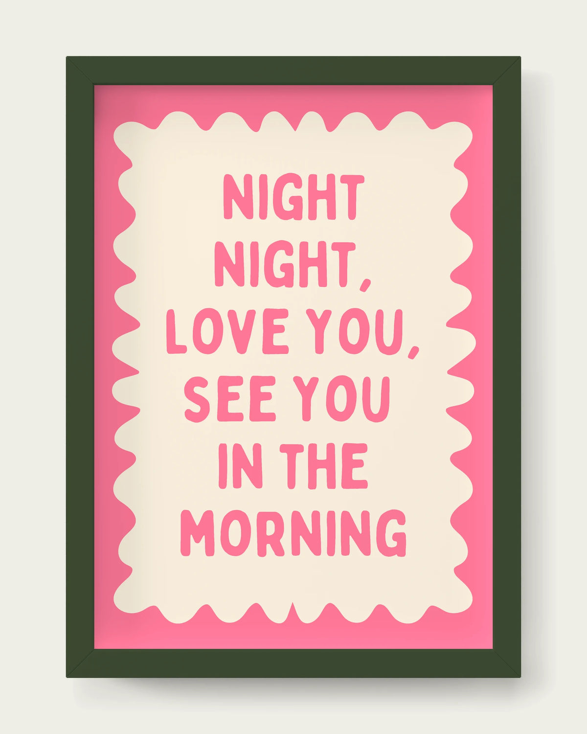 Watermelon/Dark Green