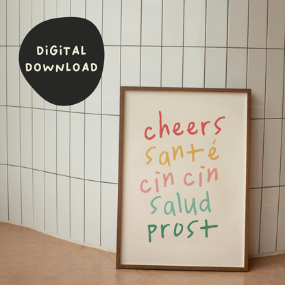 Digital Download | Cheers | Multicoloured