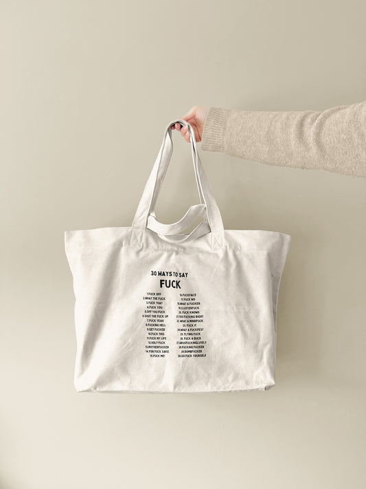 30 Ways To Say Fuck | Tote Bag