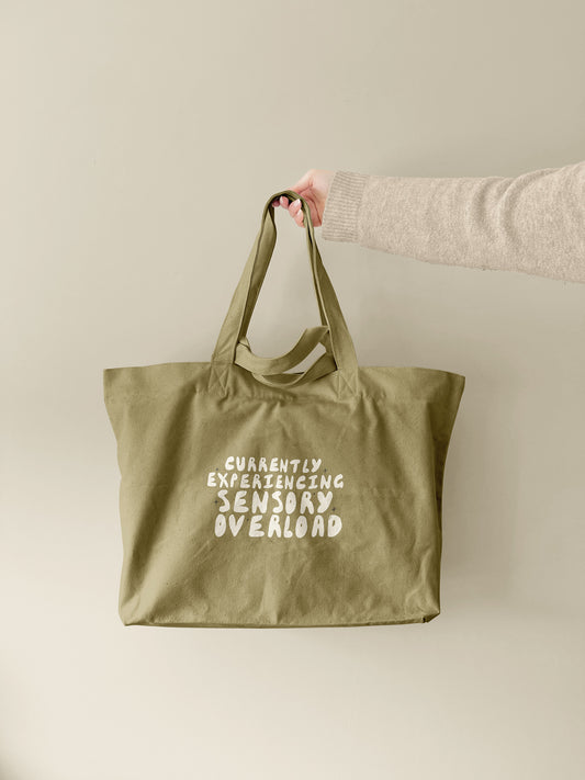 Currently Experiencing Sensory Overload | Tote Bag