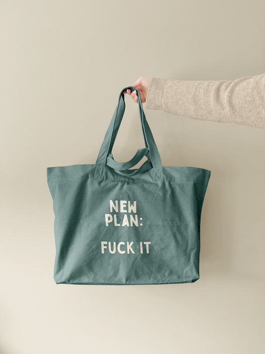 New Plan Fuck It | Tote Bag