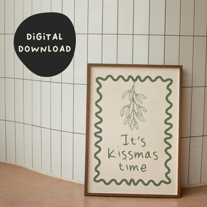 Digital Download | It's Kissmas Time | Christmas