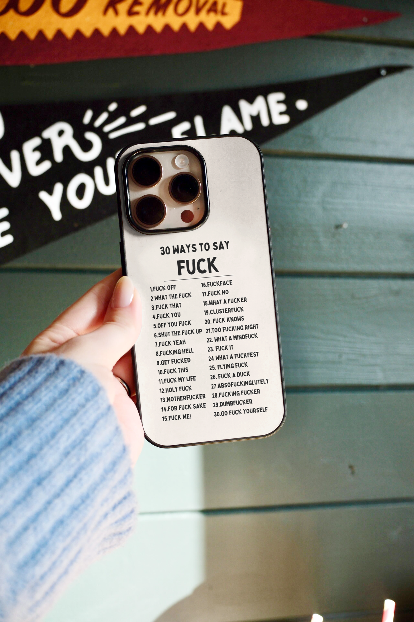 30 Ways To Say Fuck | Phone Case