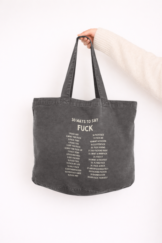 30 Ways To Say Fuck | Tote Bag