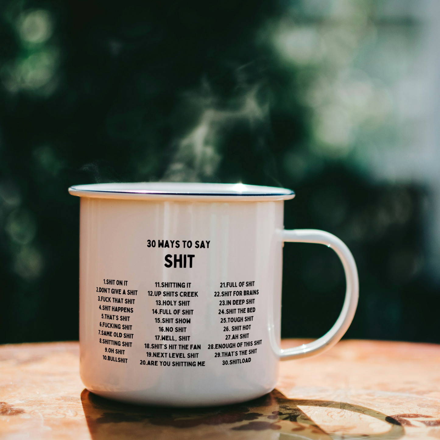 30 Ways To Say Shit | Mug