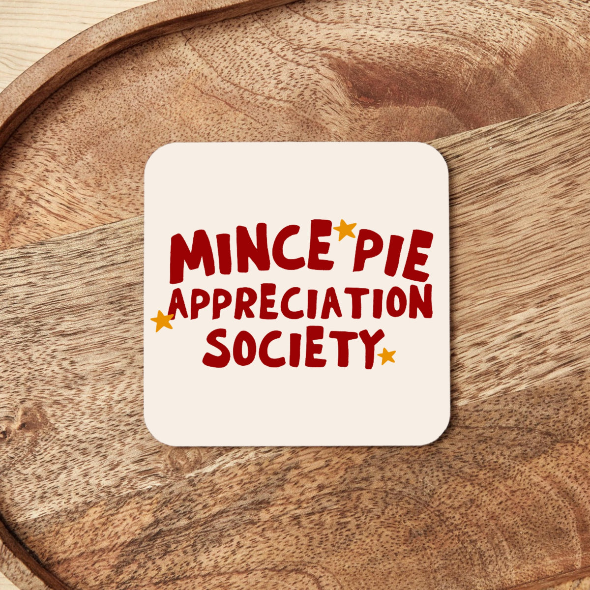Christmas Coaster | Mince Pie Appreciation Society