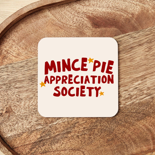 Christmas Coaster | Mince Pie Appreciation Society
