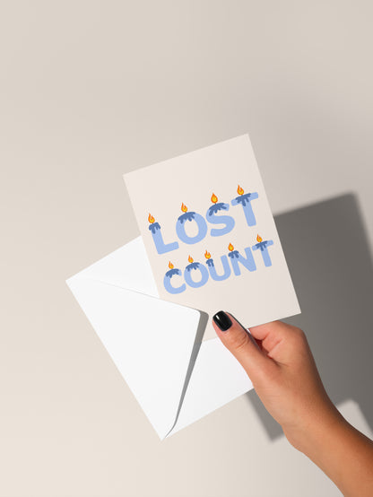 Lost Count | Greeting Card