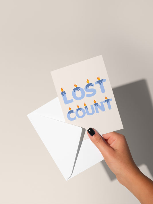 Lost Count | Greeting Card