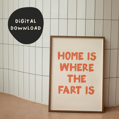 WISDOM & WONDER X HEY WONDER | Digital Download | Home Is Where The Fart Is | Lobster and Cream