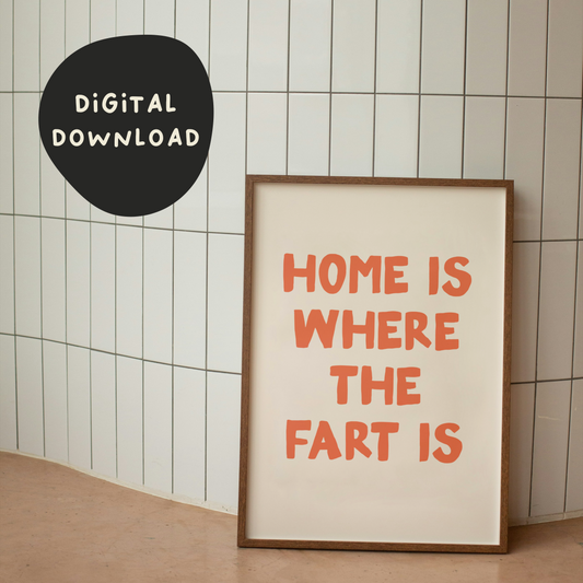 WISDOM & WONDER X HEY WONDER | Digital Download | Home Is Where The Fart Is | Lobster and Cream