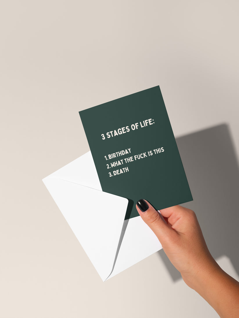 3 Stages Of Life | Greeting Card – Wisdom and Wonder Designs