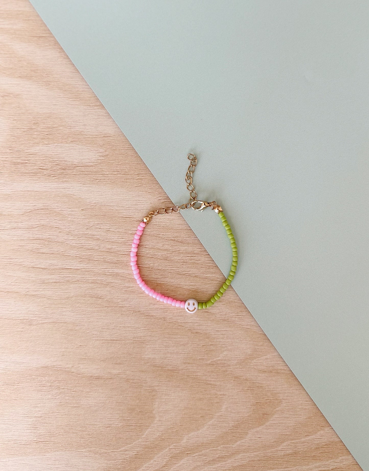 Smiley | Spring Sorbet | Gold | 'Not So' Friendship Bracelet