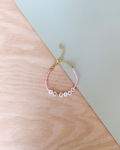 I'm Fine | Pink Lemonade | Gold | 'Not So' Friendship Bracelet