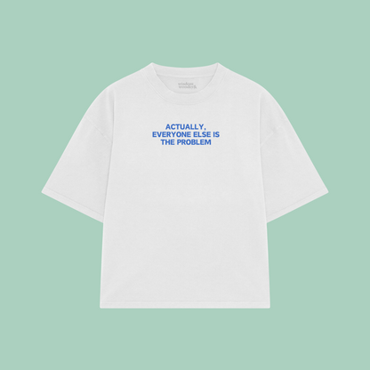 Actually, Everyone Else Is The Problem | Boxy T Shirt