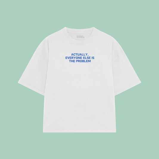 Actually, Everyone Else Is The Problem | Boxy T Shirt