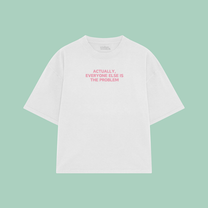 Actually, Everyone Else Is The Problem | Boxy T Shirt