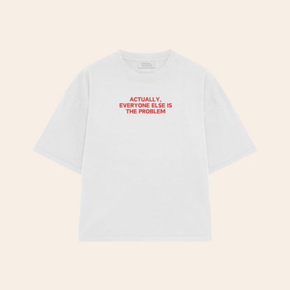 Actually, Everyone Else Is The Problem | Boxy T Shirt