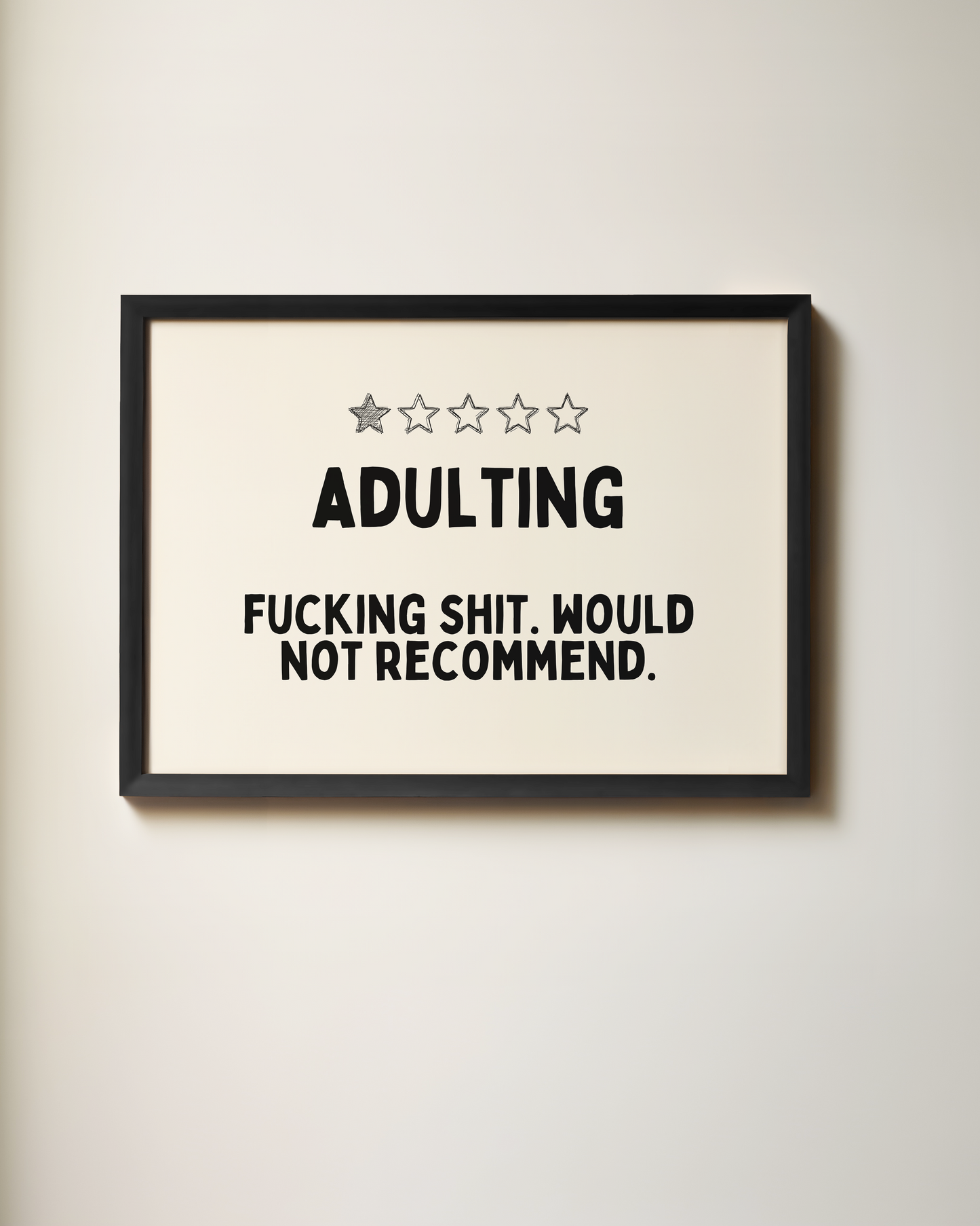 Adulting | Landscape | Art Print
