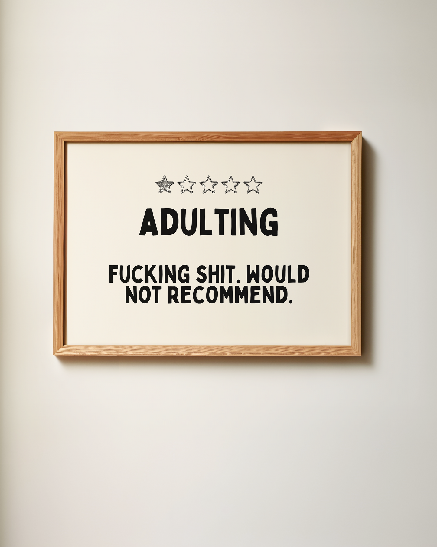 Adulting | Landscape | Art Print
