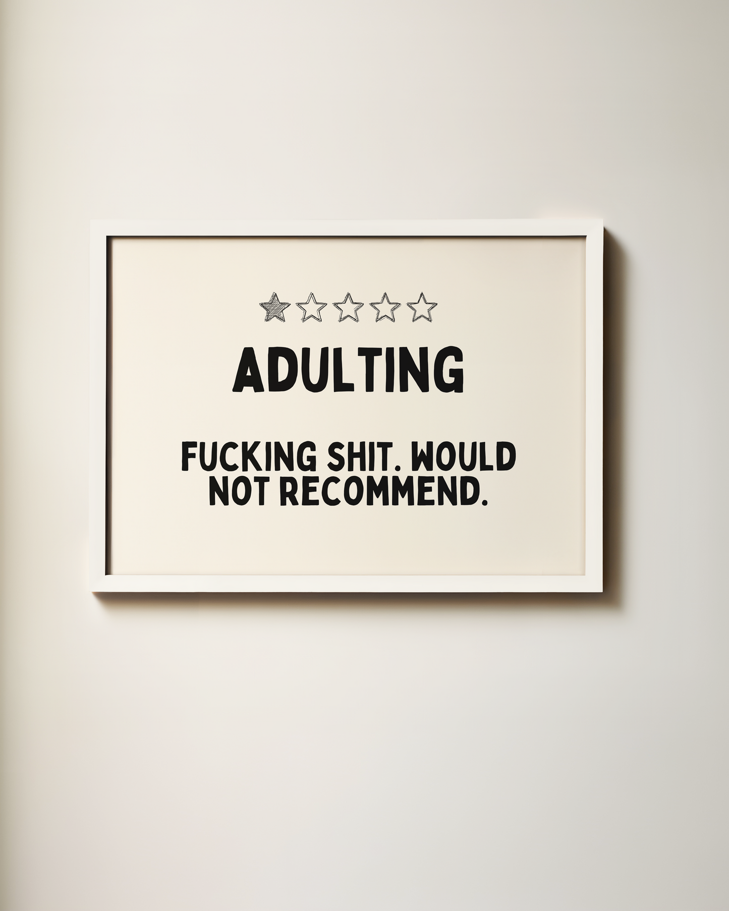 Adulting | Landscape | Art Print