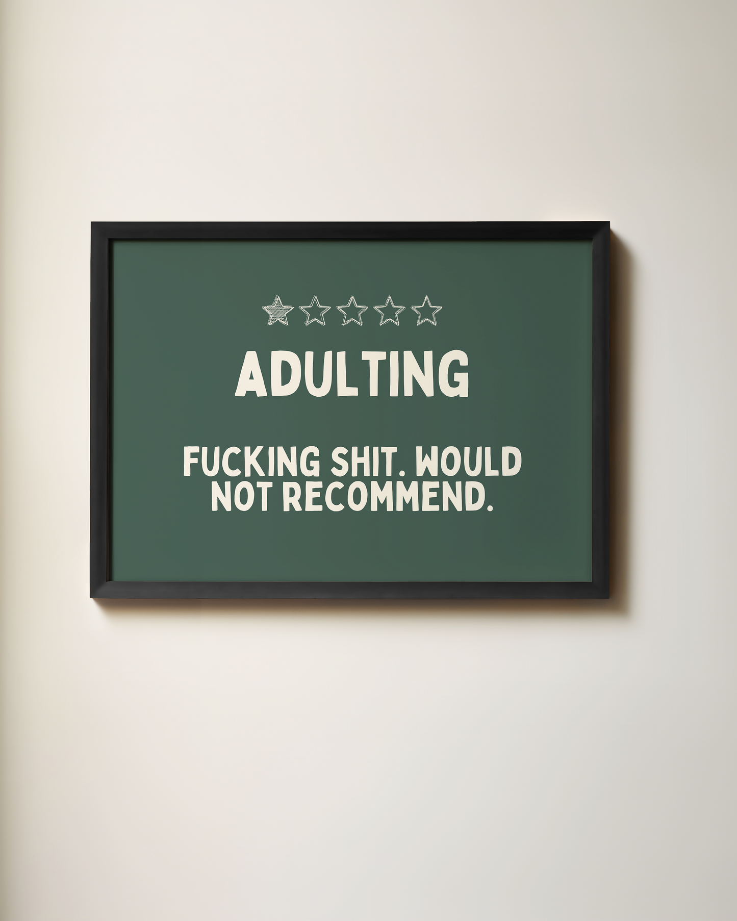 Adulting | Landscape | Art Print