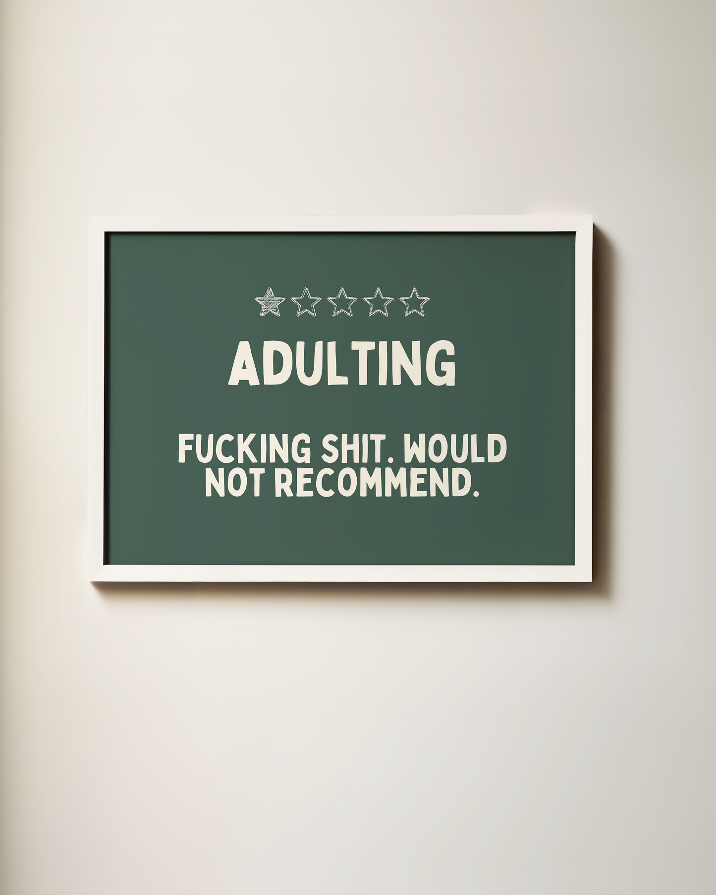 Adulting | Landscape | Art Print