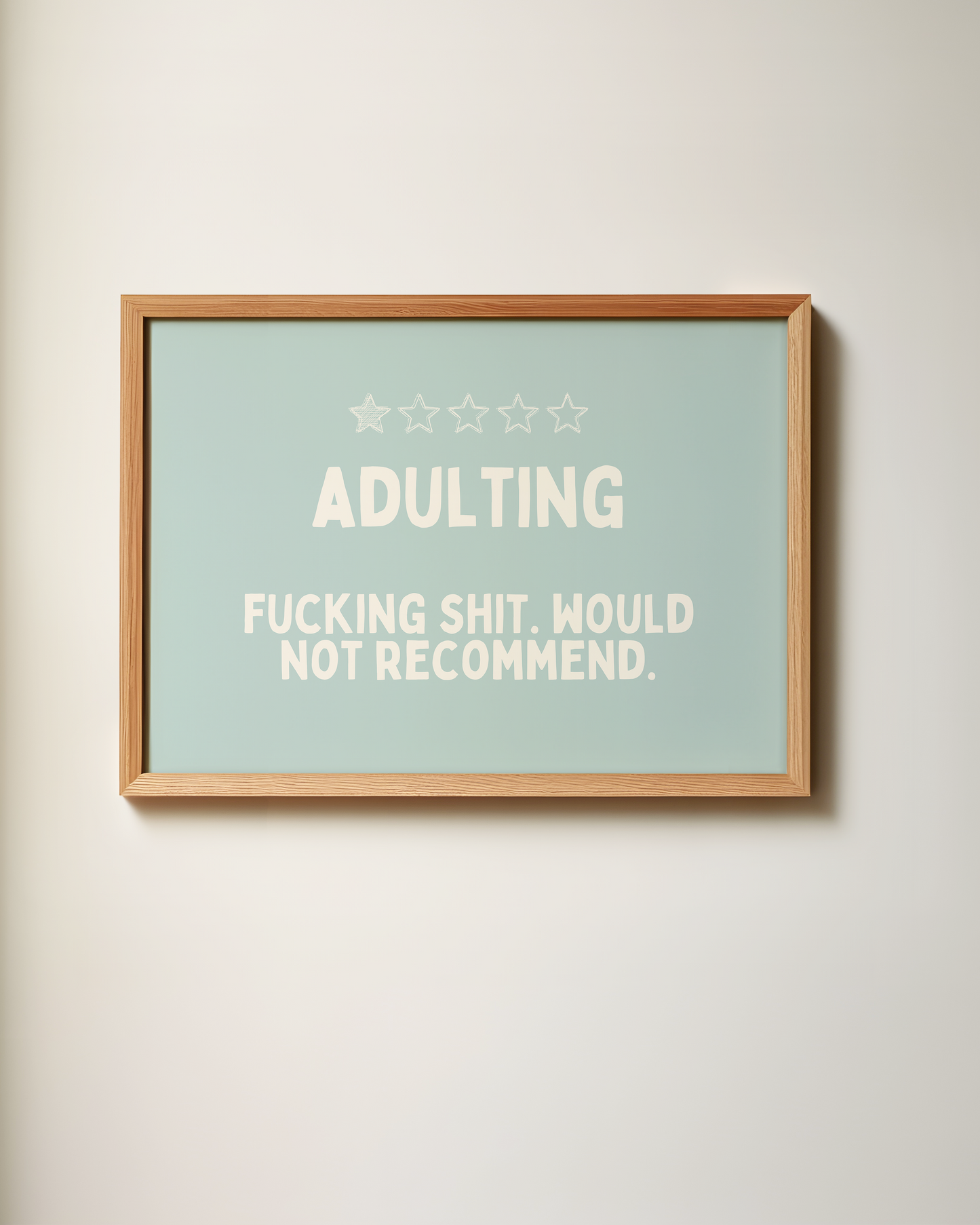 Adulting | Landscape | Art Print