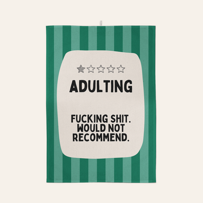 Adulting | Tea Towel