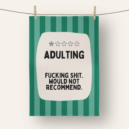 Adulting | Tea Towel