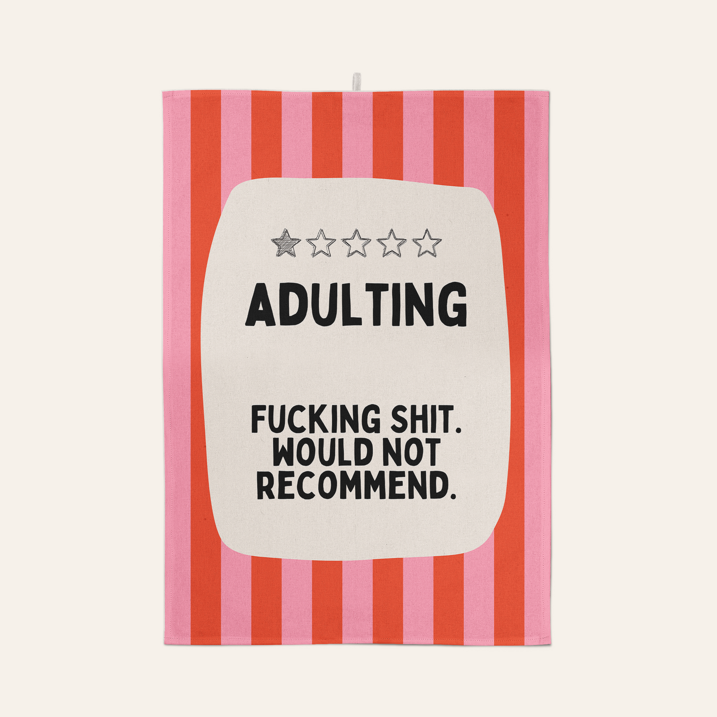 Adulting | Tea Towel