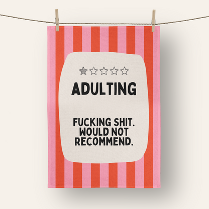 Adulting | Tea Towel