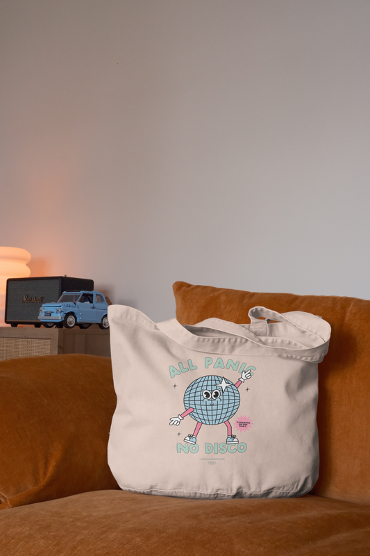 All Panic No Disco | Tote Bag