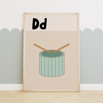 Alphabet D | Art Print