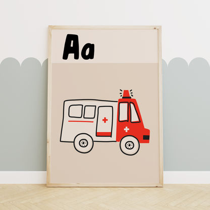 Alphabet A | Art Print