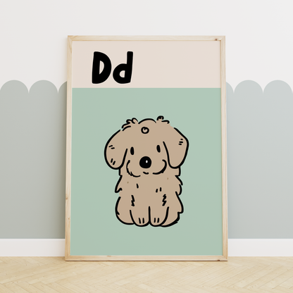 Alphabet D | Art Print