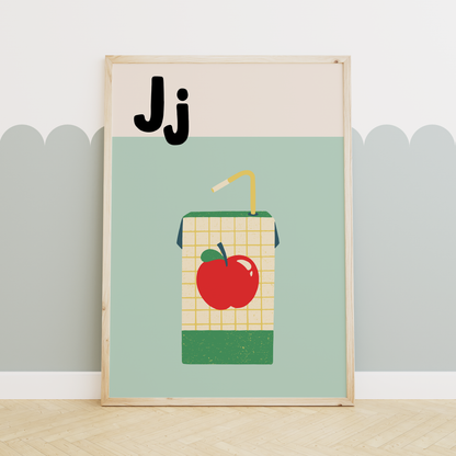Alphabet J | Art Print
