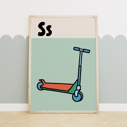 Alphabet S | Art Print