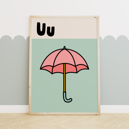 Alphabet U | Art Print