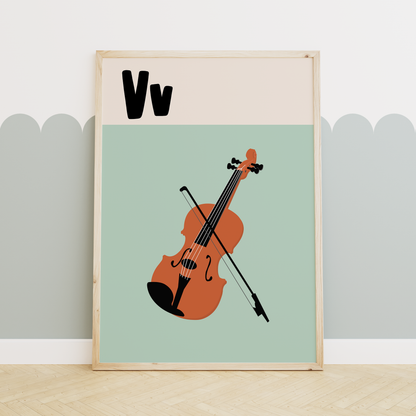Alphabet V | Art Print