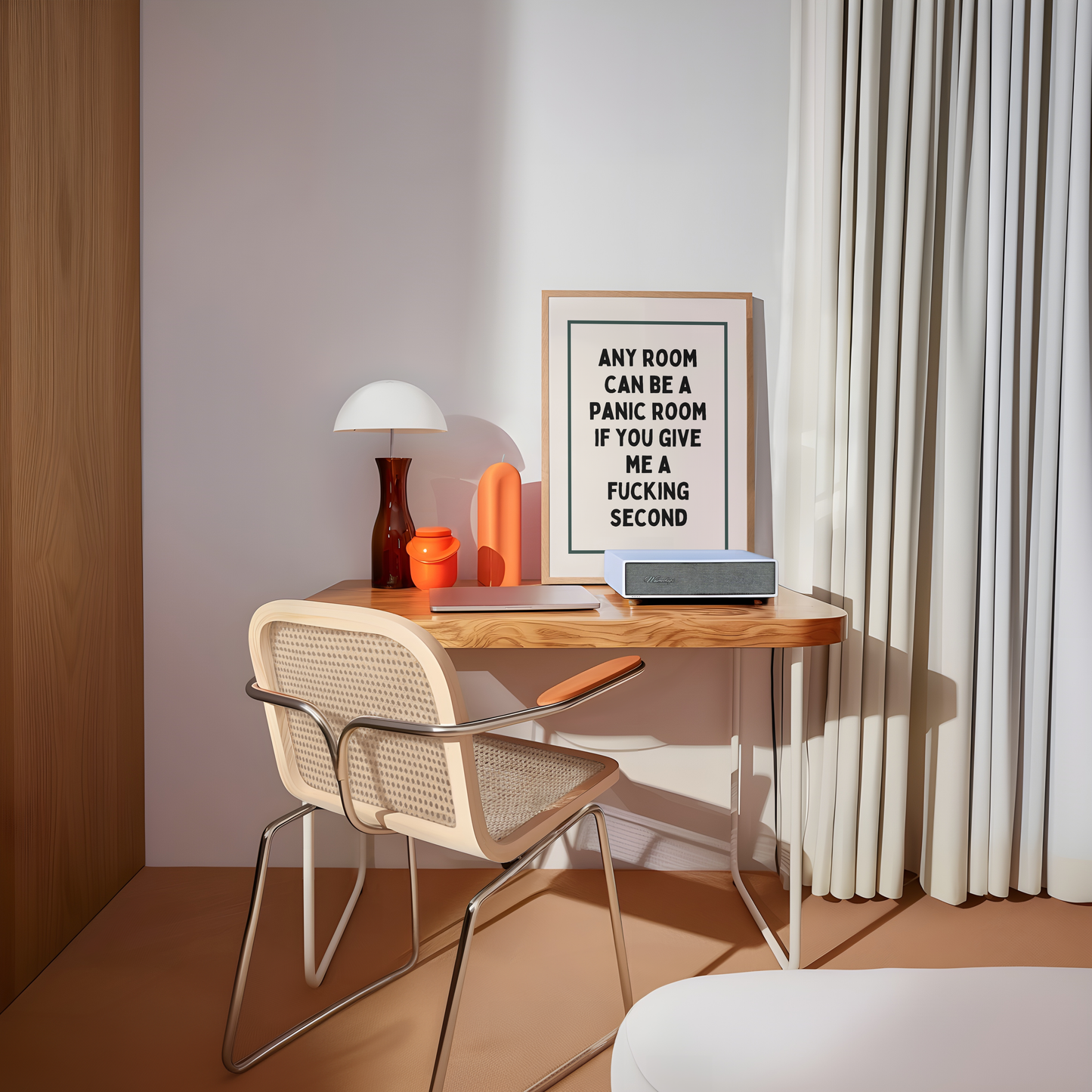 Any Room Can Be A Panic Room If You Give Me A Fucking Second | Art Print